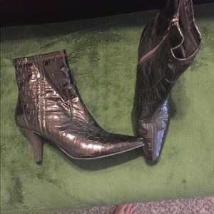 Faux Crocodile brownish/bronze boogie